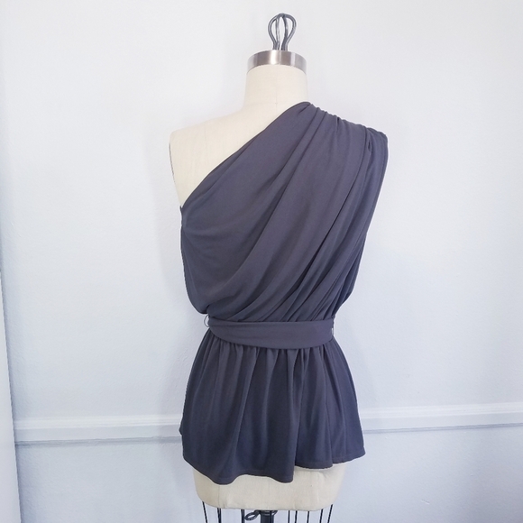 🌸St John Couture‎ | Draped One Shoulder empire top - Picture 4 of 10